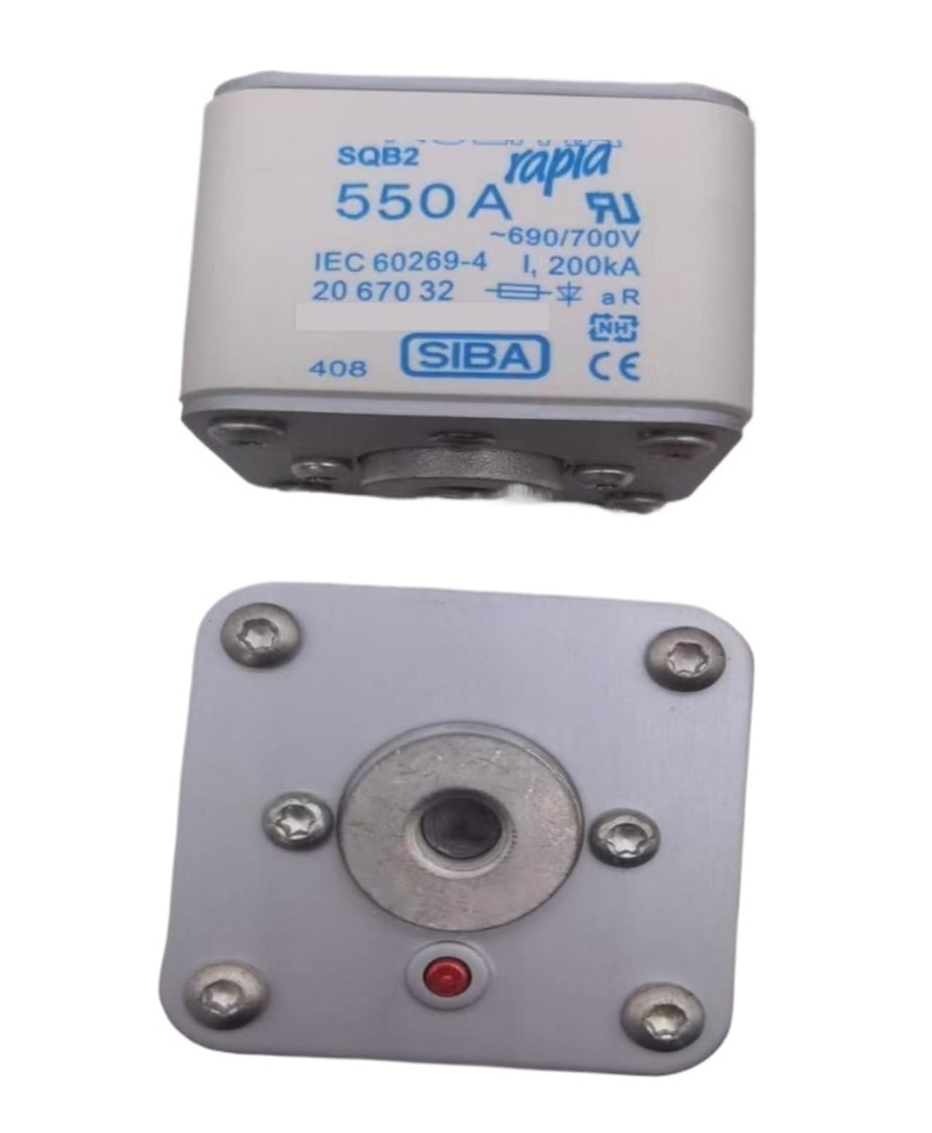 Fusible SQB2 1100A 690V 2067132 de type aR pour la protection des semi-conducteurs