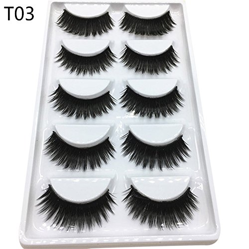 Preisvergleich Produktbild kashyk Lashes Falsche Wimpern Natürlichen Look Handgemachte 3D Wiederverwendbar Künstliche Wimpern Dicken Augen Wimpern Für Die Arbeit Dating Party