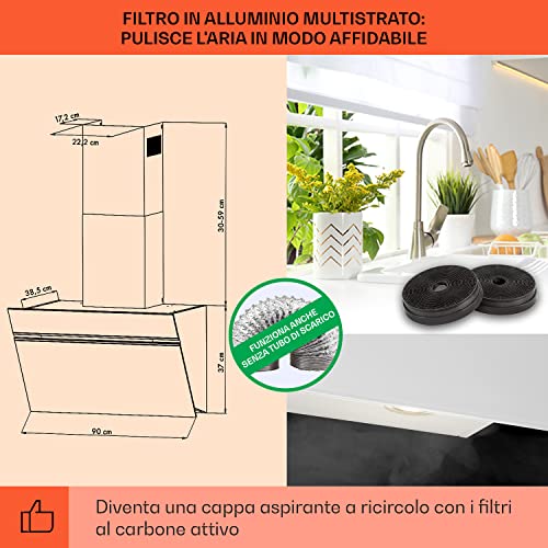 Klarstein Alina Bianco 90cm