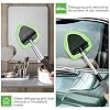 Tallew 20 Pack Windshield Cleaner Microfiber Pads Fit Car Window Cleaning Tool Replaceable Glass Wipes Inside Car Windshield Supplies, Fits 4-6 Inch Tools, 4 Colors