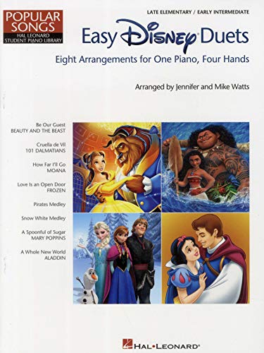 Easy Disney Duets - Popular Songs Series: NFMC 2024-2028 Selection Late Elementary/Early Intermediate Level (Hal Leonard Student Library: Popular Songs)