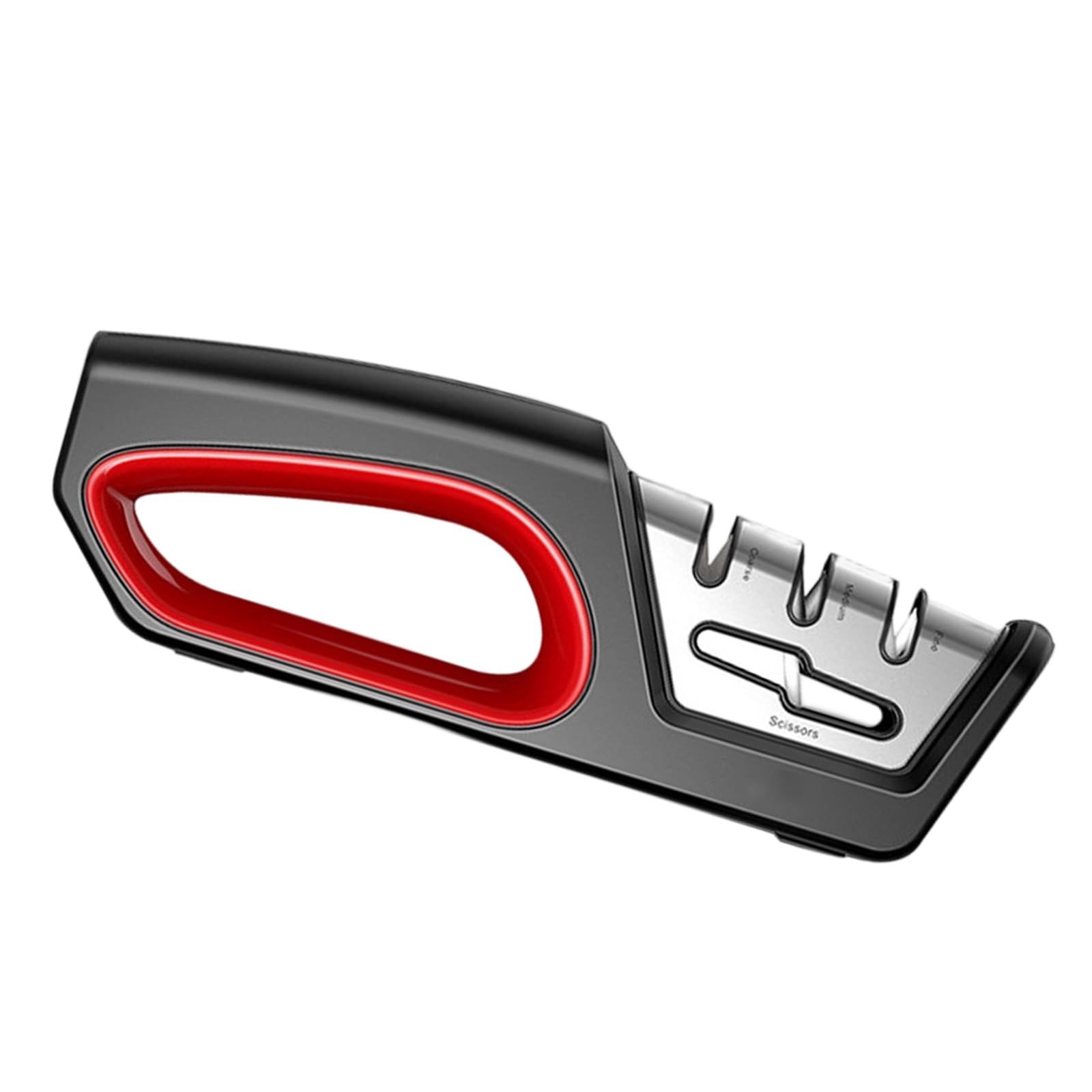 Affilalame multifunzionale in ABS con base antiscivolo e impugnatura ergonomica per affilatrice per utensili da cucina e da giardinaggio