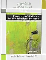 Study Guide for Statistics for the Behavioral Sciences 1464111766 Book Cover