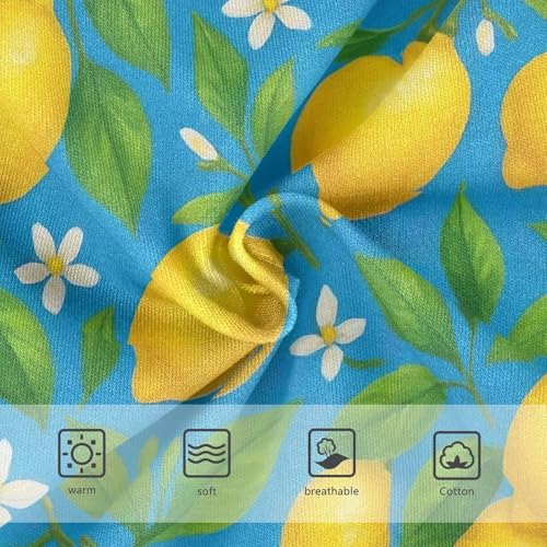 Joisal Yellow Lemons Green Leaves Blue Toddler Girls Underwear 2t Cotton Girl Panties Cute Personalized Briefs Girls Undies3