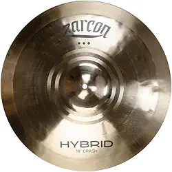 Prato de Bateria Crash 18' Zarcon Hybrid Liga B20 - Prato de Ataque Alta Definição