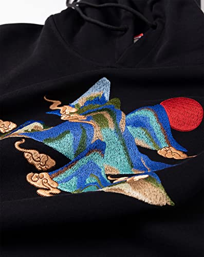 Niepce Inc Streetwear Graphic Embroidered Hoodies for Men3