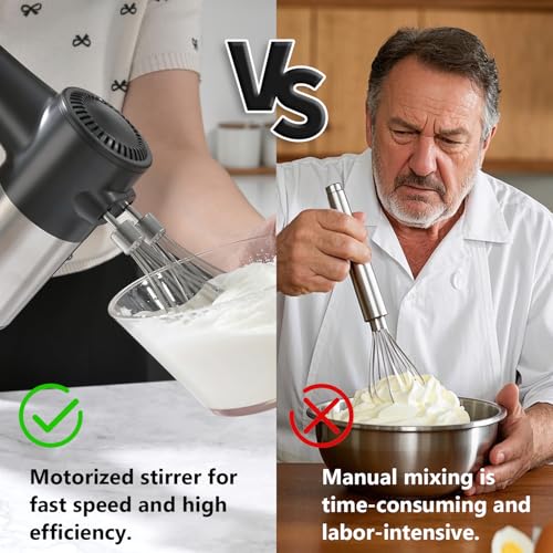 DOAROCA 9-Speed Hand Mixer Electric HM-DCC611-B の商品画像 5