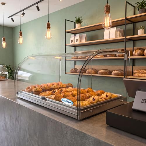 Image of KoolMore DC-1C Bakery Display Case, 0.88 Cu. Ft - 1 Shelves, Clear