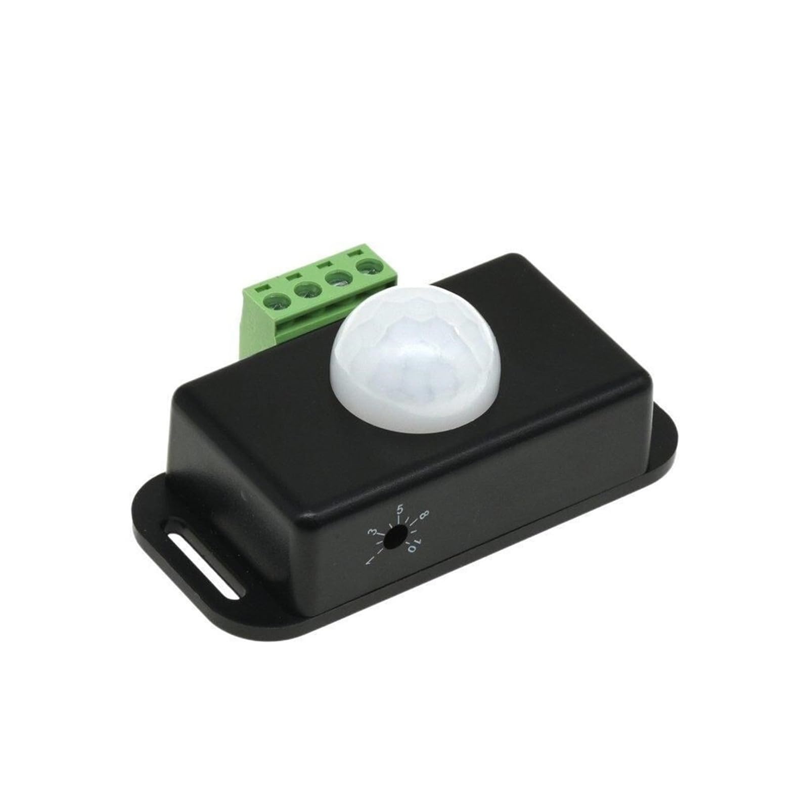 ChuFort Detector infrarrojo IR ajustable automático del interruptor del sensor de movimiento PIR 6A | 1-10PCS DC 12V/24V for tiras de luces LED(5PCS)