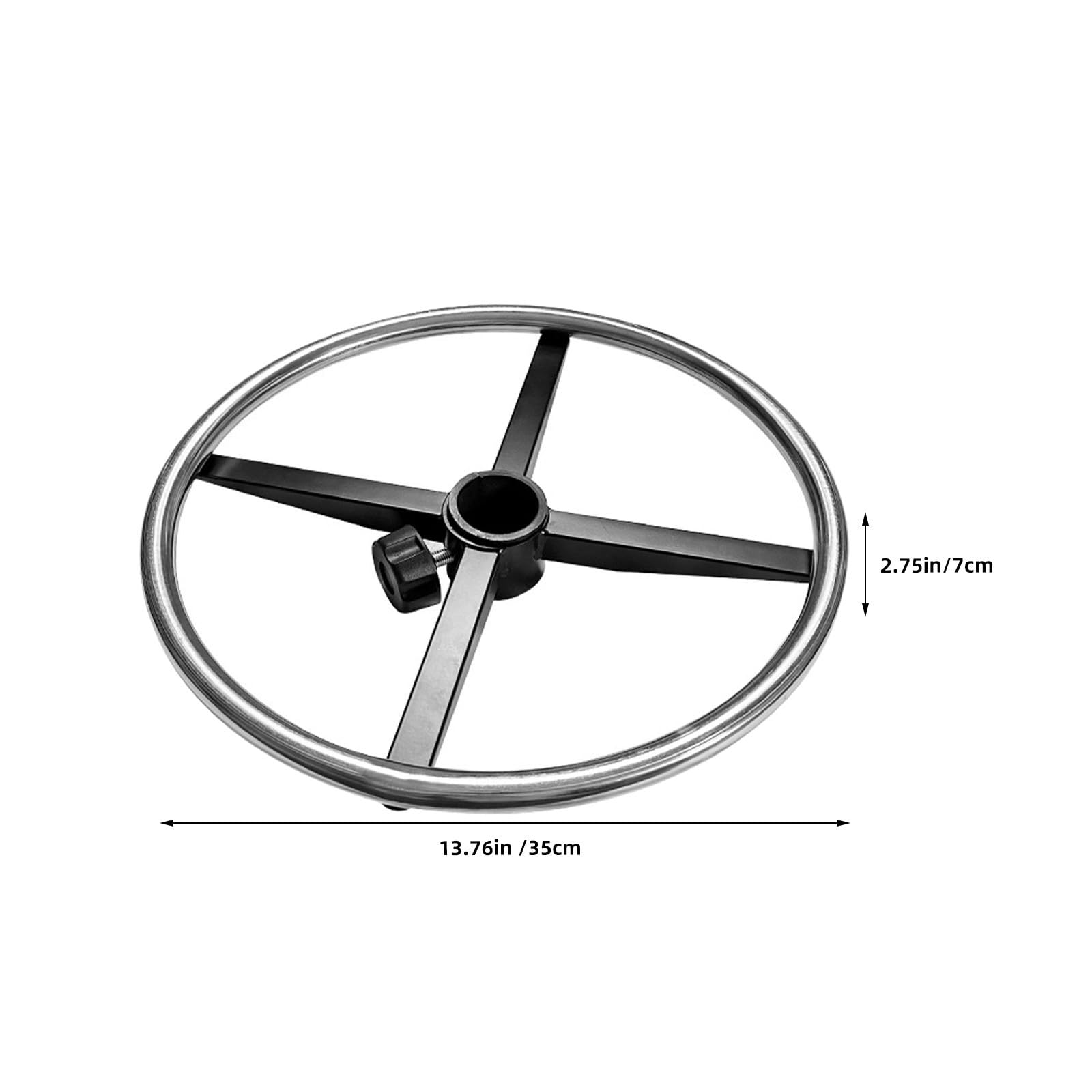 Veemoon 2 Piezas Anillo Reposapiés Redondo de 35cm para Silla de Oficina