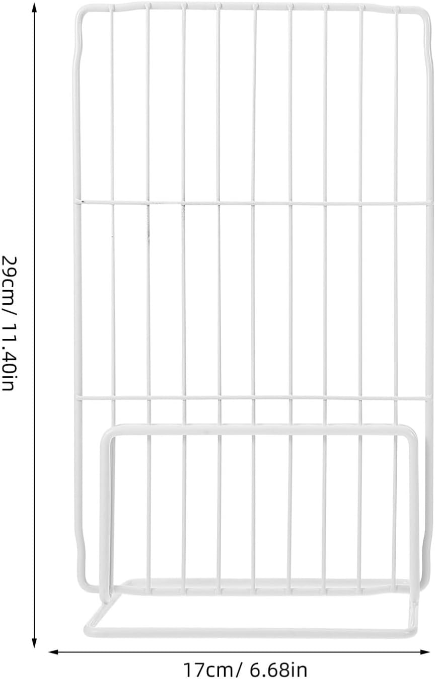 Veemoon 2pcs Freezer Wire Partition Refrigerator Divider Organizer Shelf Kitchen Fridge Storage Closet Separators Cabinet Divider Iron Freezer Separator Retractable (32-34/29CM)