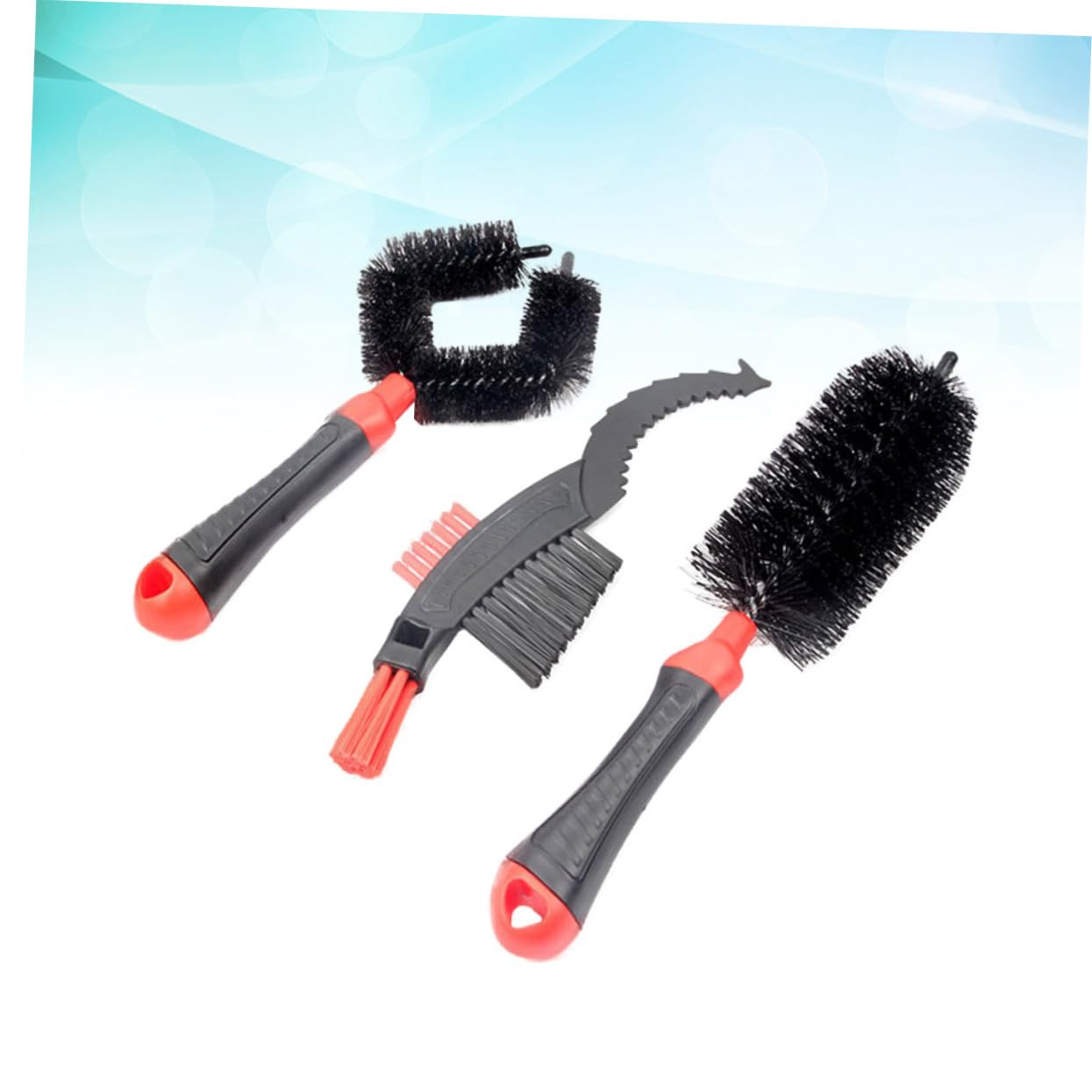 iplusmile 9pièces Brosse De Nettoyage Pour Vélo De Outils De Nettoyage Pour Chaines Et Volants Accessoire Pratique Pour Entretenir Votre Vélo Rouge