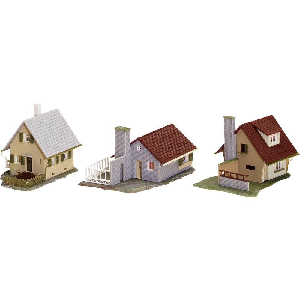 Faller 232221 3 Single Family House Kit Mint In Foil! OVP 1612-19-07