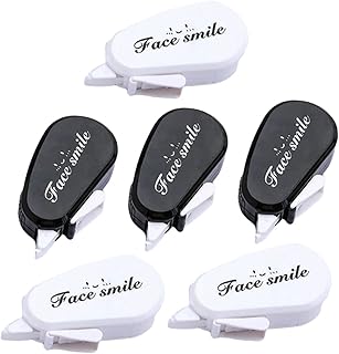 Ciieeo 12 Peças Fita Corretiva Fita Para Scrapbook Fita Branca Fita Branca Estacionária Fita Branca Para Caneta Adesivo Acessórios De Escrita De Plástico Conjunto De Fitas De Correção De