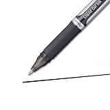 Pentel EnerGel Deluxe Liquid Gel Pen, Medium Line, Metal Tip, Black Ink, Box of 12 (BL57-A) – view 7