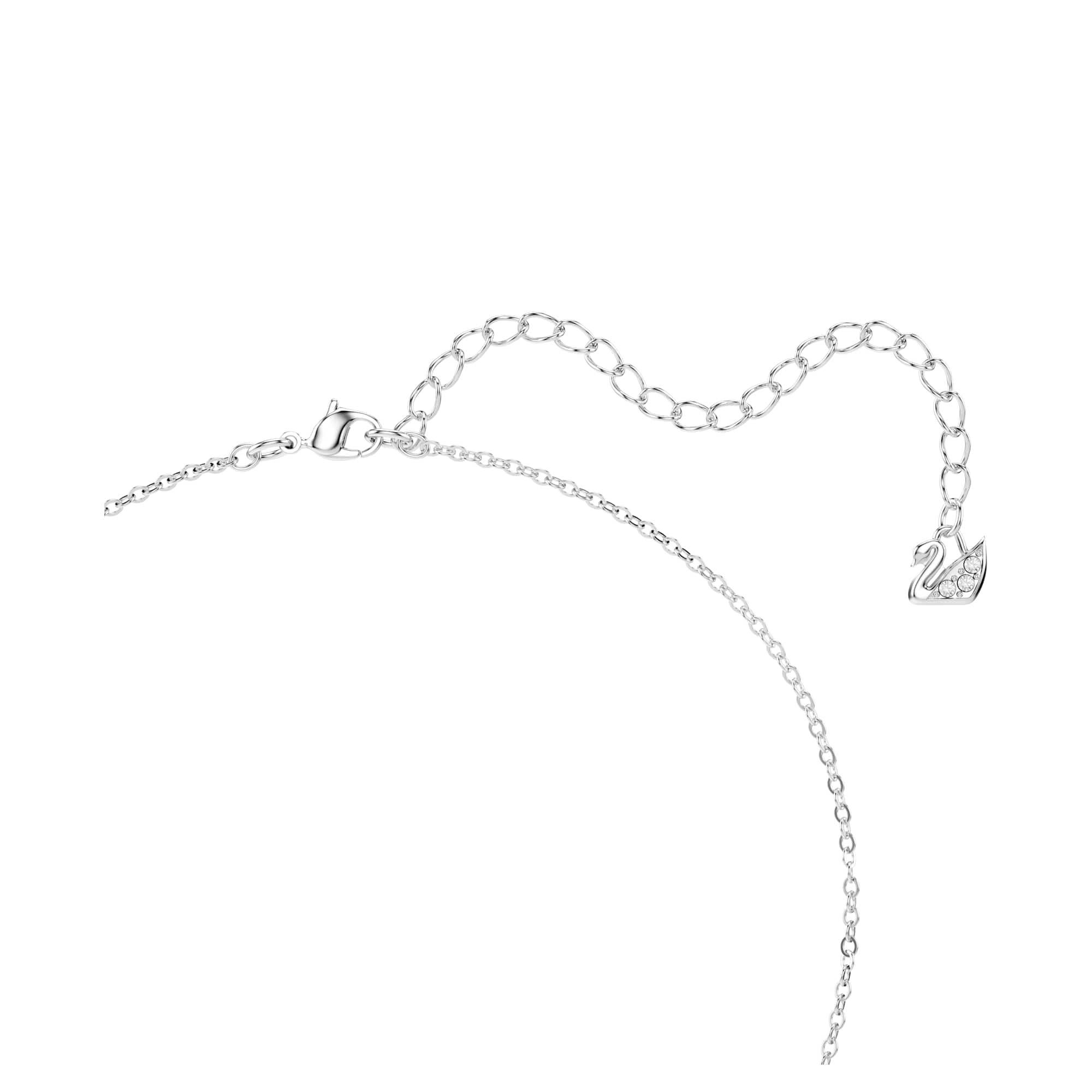 Swarovski Bella Collezione pendentif, taille ronde, plaqué rhodium