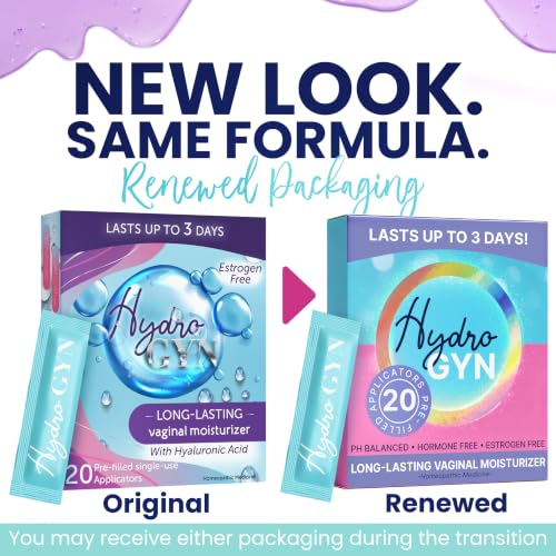 Image of Hydro GYN Vaginal Moisturizer with Hyaluronic Acid for Vaginal Dryness, 20