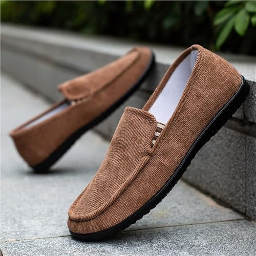 Men's Casual Flat Boat Shoes Soft Comfort Breathable Slip-on Loafers Non-Slip Walking Driving Shoes Spring Autumn Fashion Sneakers3