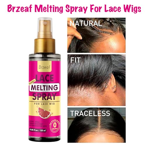 Brzeaf Lace Melting Spray y Fijador 120ml miniatura 3