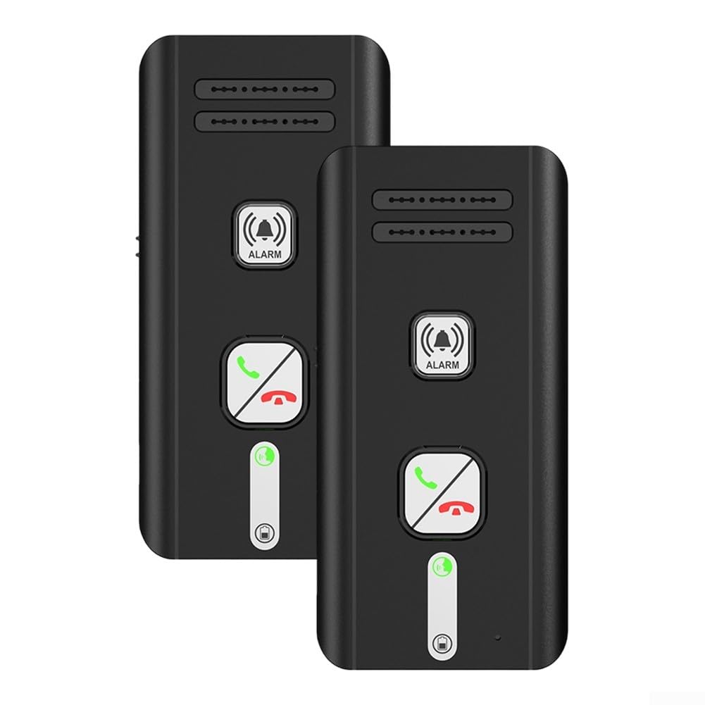 Sistema de intercomunicación inalámbrico para seguridad en el hogar, completo para audio bidireccional DUPLEX con respuesta automática, llamada de largo alcance para el cuidado de ancianos