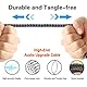 3,5 mm auf 2,5 mm Audiokabel kompatibel mit Sennheiser HD620S, HD599SE, HD599, HD598, HD598SE, HD598SR, HD560S, HD518 HD519 HD558 HD569 HD579 Headset Kopfhörerkabel Stereo Bass Audiokabel Länge 1,8 m