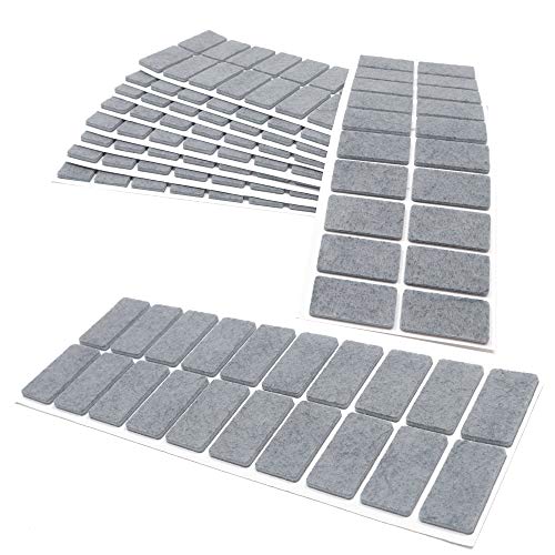 Adsamm® / 200 x feltrini autoadesivi / grigi /