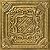 A la Maison Ceilings R126 Bijout Bee Foam Glue-up Ceiling Tile (21.6 sq. ft./Case), Pack of 8, Antique Gold