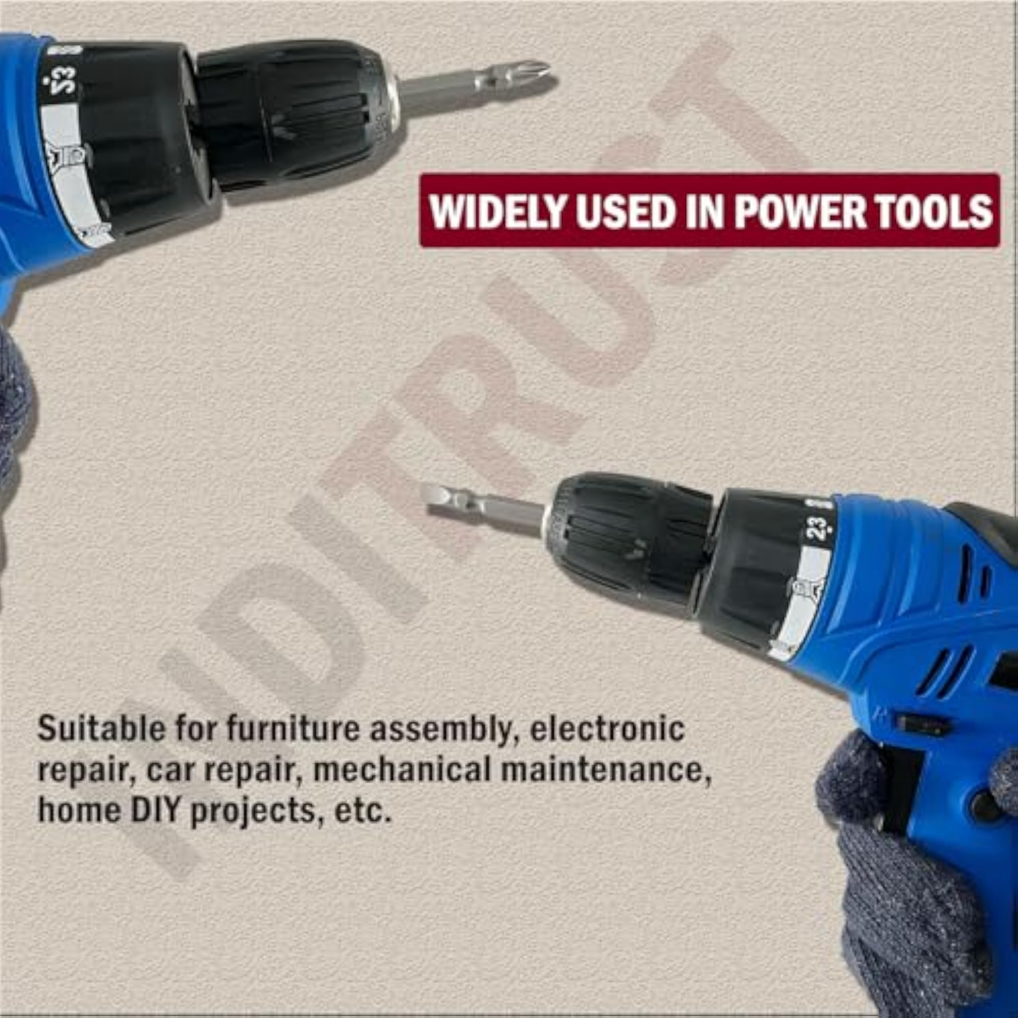 PH2 Bits Screwdriver Plus and Minus Bit, 10 BITS