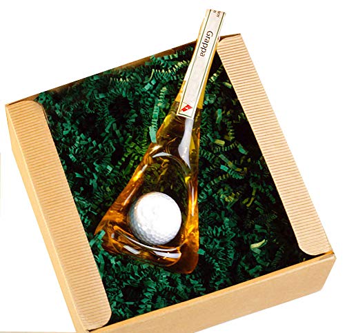 Geschenkset Flasche mit Golfball, gefüllt mit 200 ml Grappa Barricata Riserva 38%vol, in Geschenkbox (Grappa Preis/l: 149,95 €) Cover