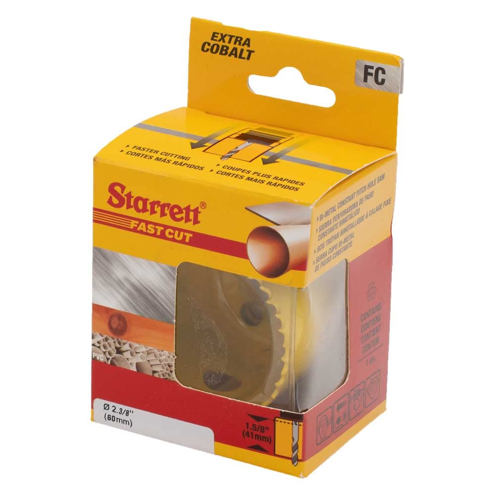 Starrett, Drill hole Fast Cut, yellow, diameter 60 mm - FCH060, lemon tree, 60mm - Image 2