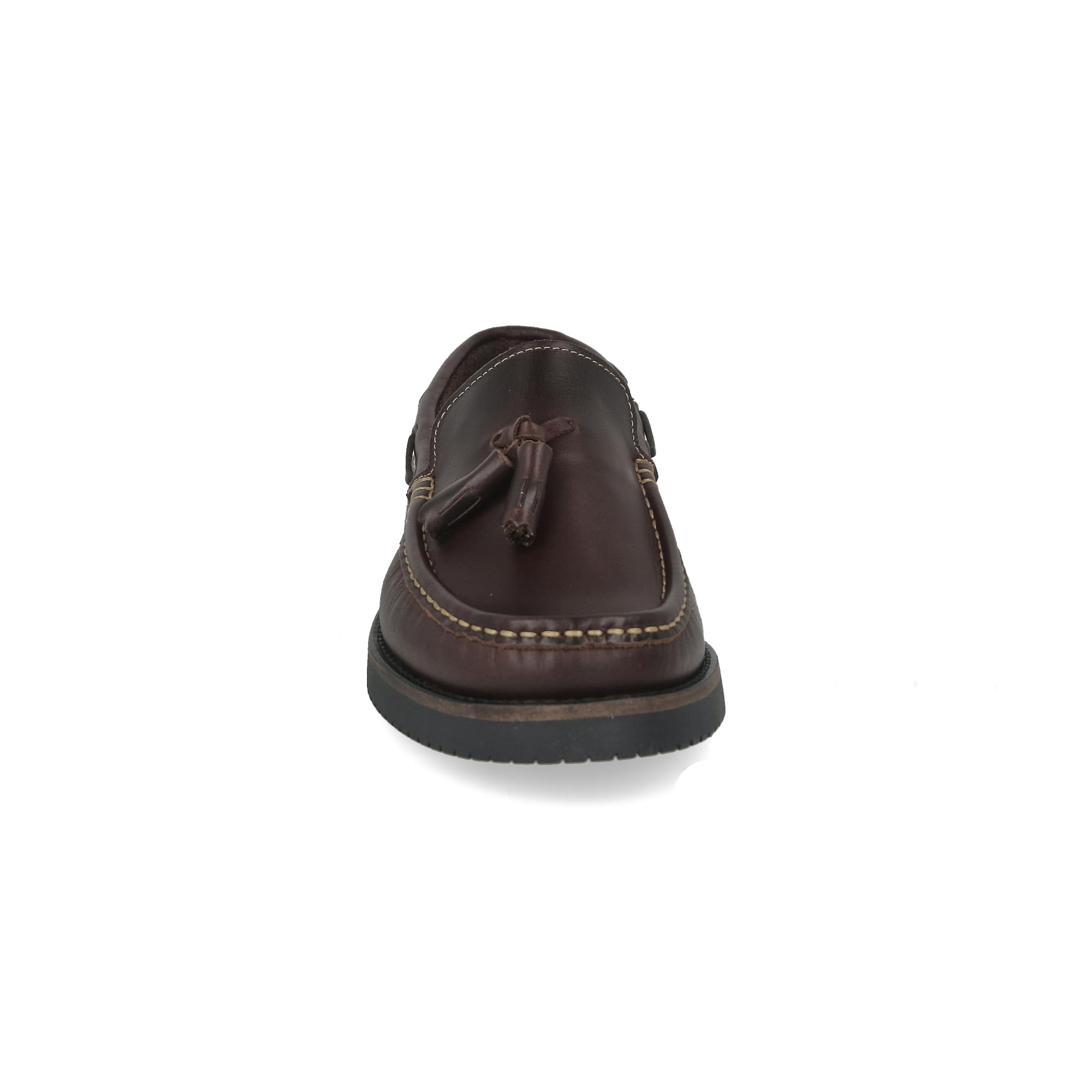 Bootsschuhe Herren Mokassin Leder Sportlich Casual Gummisohle Große Größen