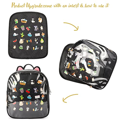 Steamedbun Ita Bag Backpack With Insert Cat Ears Pin Display Backpack Collector Bag For Anime Cosplay #TOP1