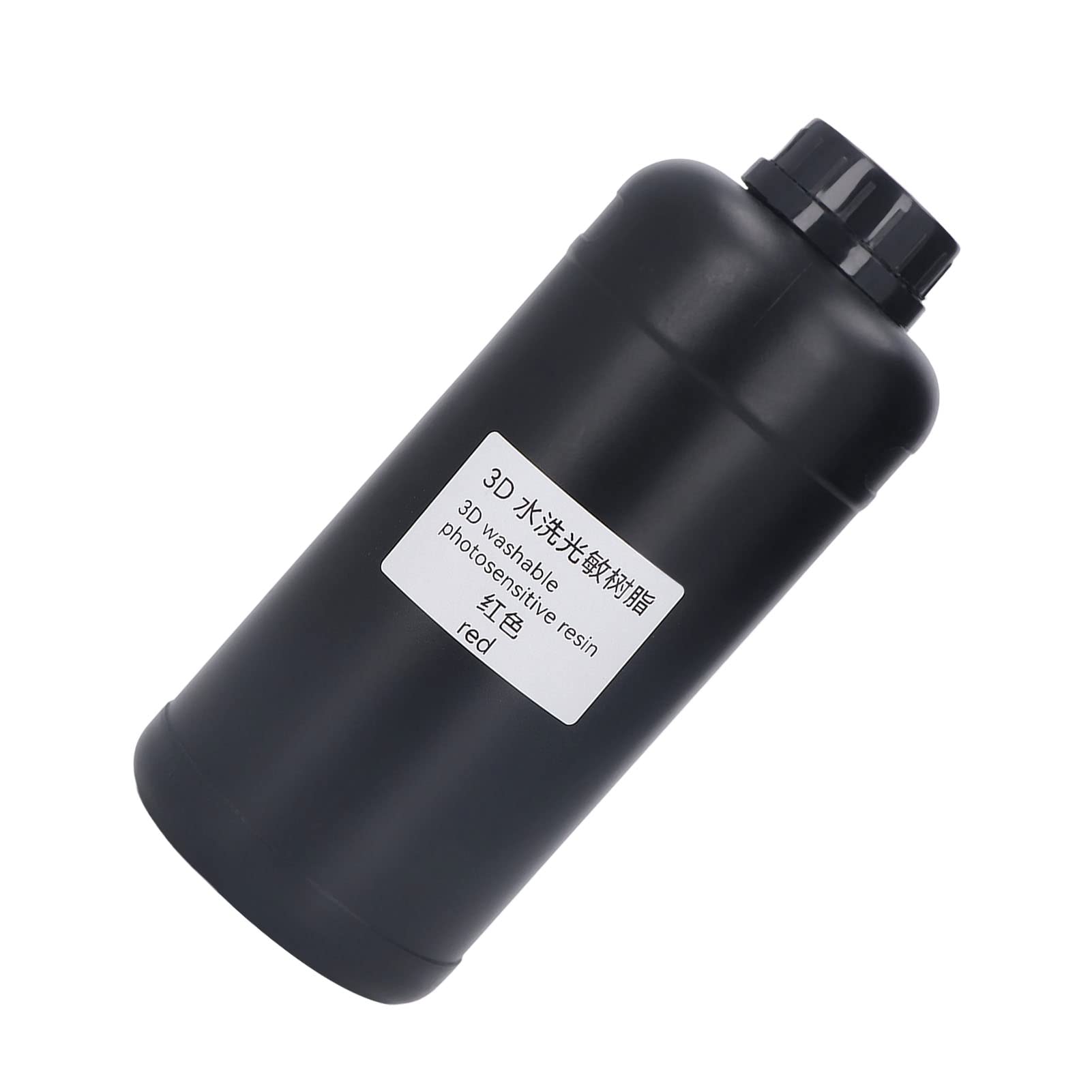 lyrlody Resina per Stampante 3D, Resina per Stampa 3D Lavabile con Acqua 1000ml, Fotopolimerica Fotopolimerizzabile per DLP LCD, tenacità Ad Alta Resistenza Polimerizzazione Rapida per Modelli (rosso)