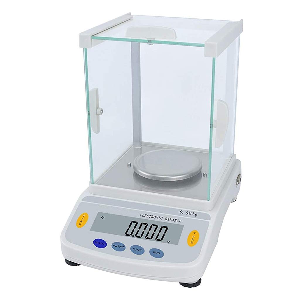 icVantA Electronic Analytical Balance 0.001g Accuracy Digital Lab Scale with Windshield LCD Backlight Display for Laboratory Pharmacy Home?320g/0.001g