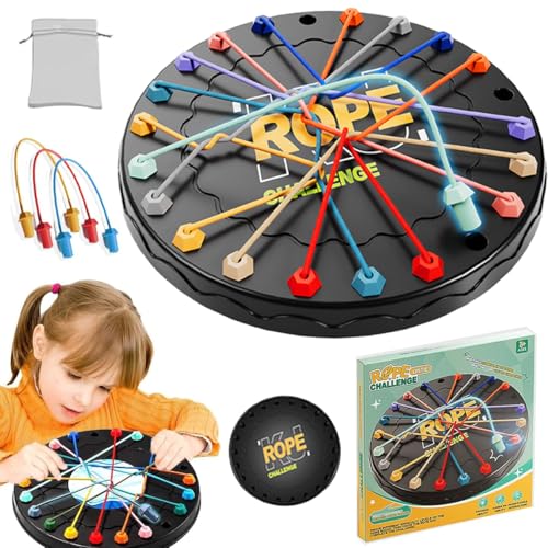 La mejor selección de Juegos de tris disponible en línea para comprar. 39 HASTHIP® Juego Desafío de Nudos con Cuerdas – Puzzle de Cuerdas Retorcidas para Desenredar, Test de Estrategia para Niños y Adultos, Mejora Coordinación y Concentración