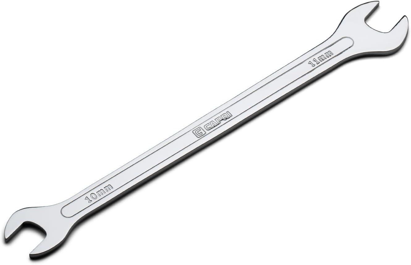 Capri Tools 10 mm x 11 mm SuperThin Open End Wrench, Metric (118501011)
