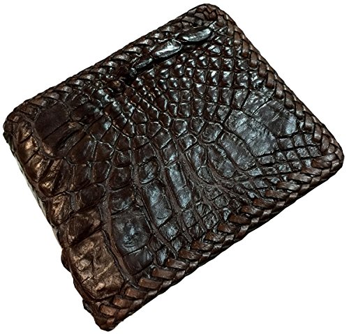 D'SHARK Luxury Crocodile Skin Leath…