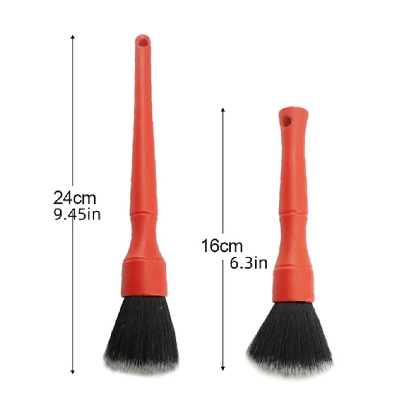 2szt Szczotka do detailingu samochodowego Akcesoria do automatycznego mycia Narzędzia do czyszczenia samochodu Zestaw do detailingu samochodowego Wnętrze pojazdu