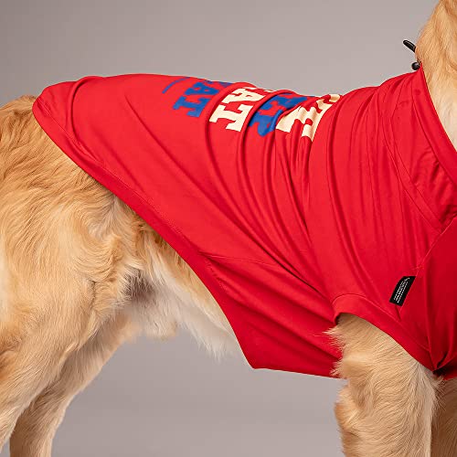 Image of HUFT Eat Sleep Treat Repeat T-Shirt for Dog - Red - L