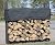Woodhaven Pioneer 4' Firewood Rack with Cover - Black - Steel Outdoor Log Holder With Cover - Made In The USA - Powder Coat Finish