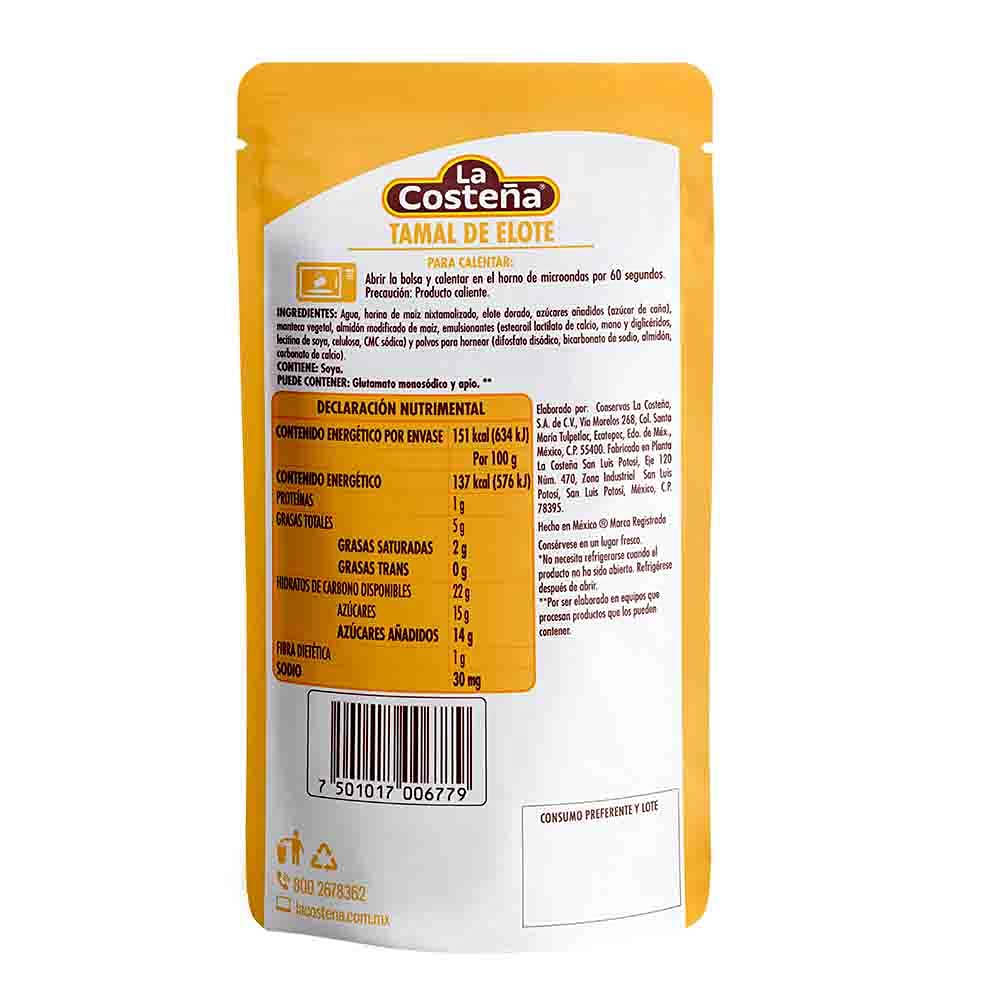 Aprender acerca 118+ imagen valor nutricional del tamal de elote