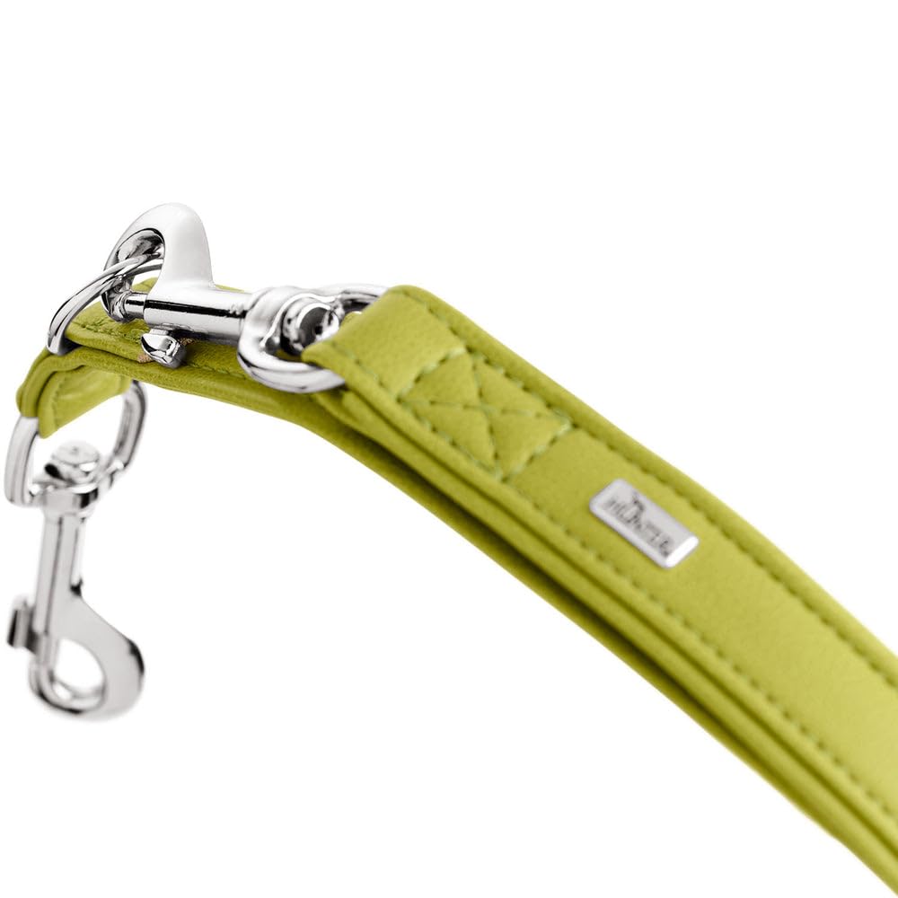 HUNTER Amalfi - Correa Ajustable para Perros (Piel sintética, 3 Posiciones, Suave, fácil de Limpiar, Color Brillante, Fabricado en Alemania, tamaño: 15/200)