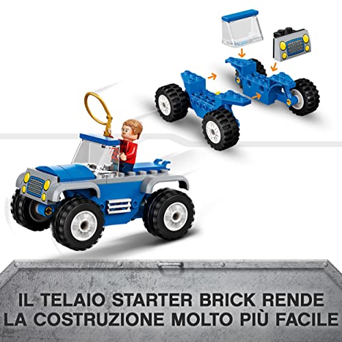 Jurassic World Inseguimento dello Pteranodonte, con Dinosauro Giocattolo, 2 Minifigure e un Fuoristrada, Giochi per Bambini dai 4 Anni, Dino 76943 - Lego - Immagine 5