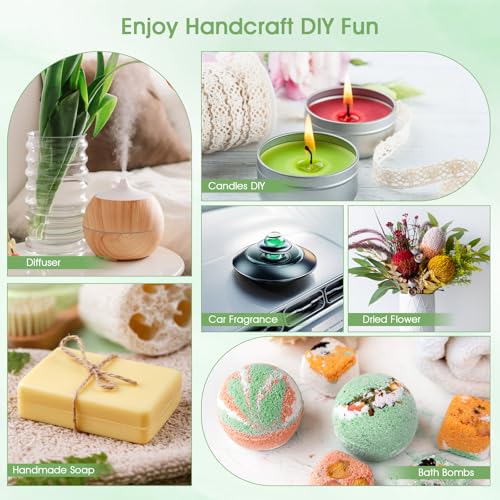 Ätherische Öle Set - Früchte Duftöle für Diffuser, 12 x 10 ml Naturrein Aromatherapie Duftöl GeschenkSet für Seife, Kerzenherstellung, Luftbefeuchter, SPA, Geschenke für Frauen Weihnachten Geburtstag