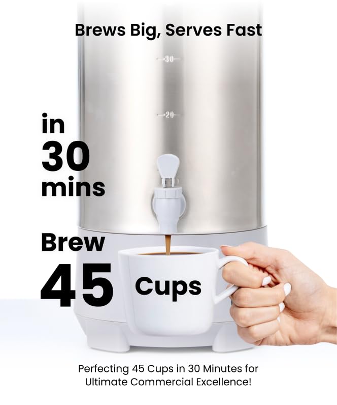 SYBO 45 Cup Stainless Steel Urn