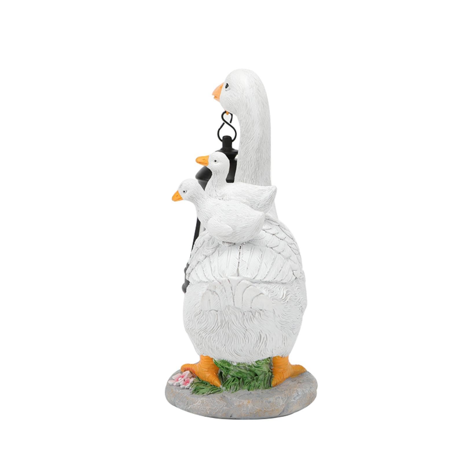 Estatua de de Jardín con Luz Solar: Idea de Regalo para La Decoración de Exteriores.