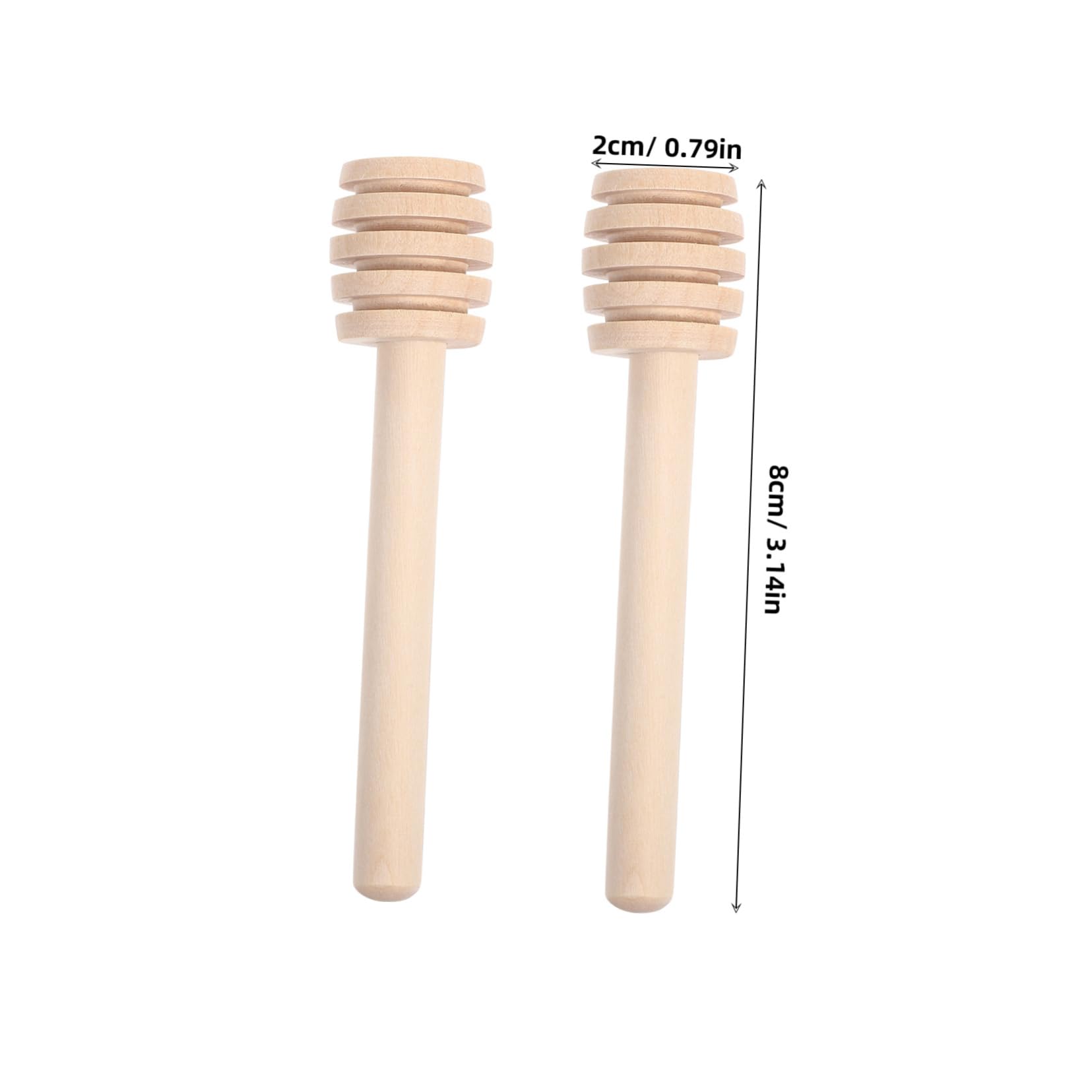 PRETYZOOM Honey Stir Stick Set 30pcs Wooden Honey Dippers Honeycomb Sticks Easy to Clean