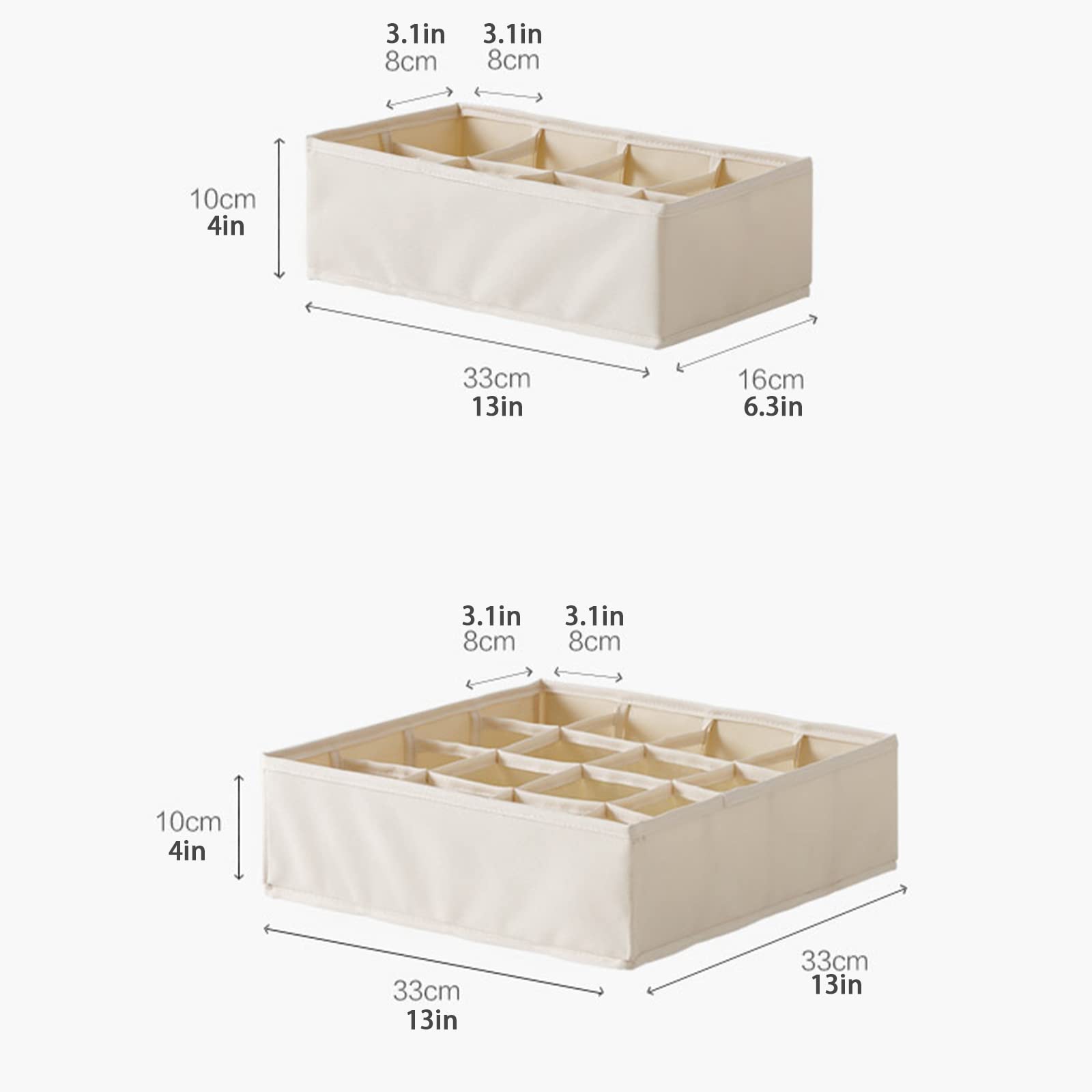 Schrank-Organizer aus Vliesstoff