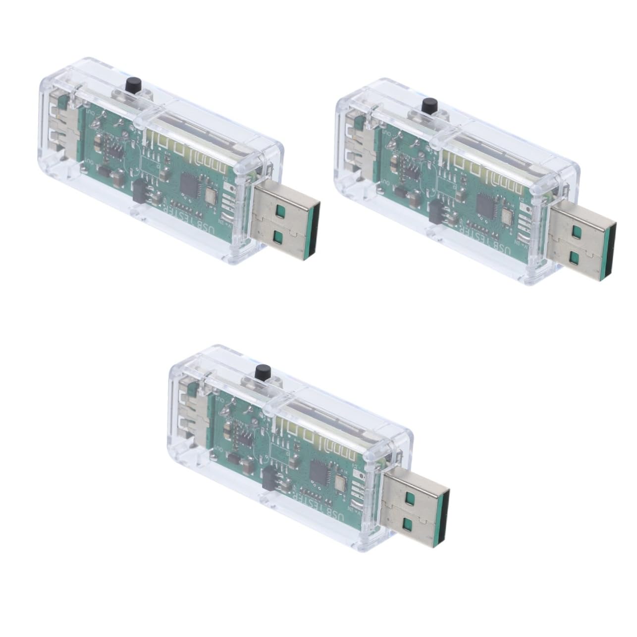Hemobllo 3stücke Usb Tester Elektrischer Tester Mit Farbdisplay Für Spannung Kapazität Und Leistung Für Handy Und Laptop-ladegeräte Power Banks Und Usb- Zur Von Ladezuständen Und