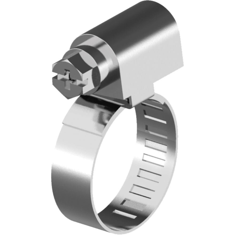 10 Stück Schlauchschellen - W4 DIN 3017 - Edelstahl A2 Band 12 mm - 100-120 mm